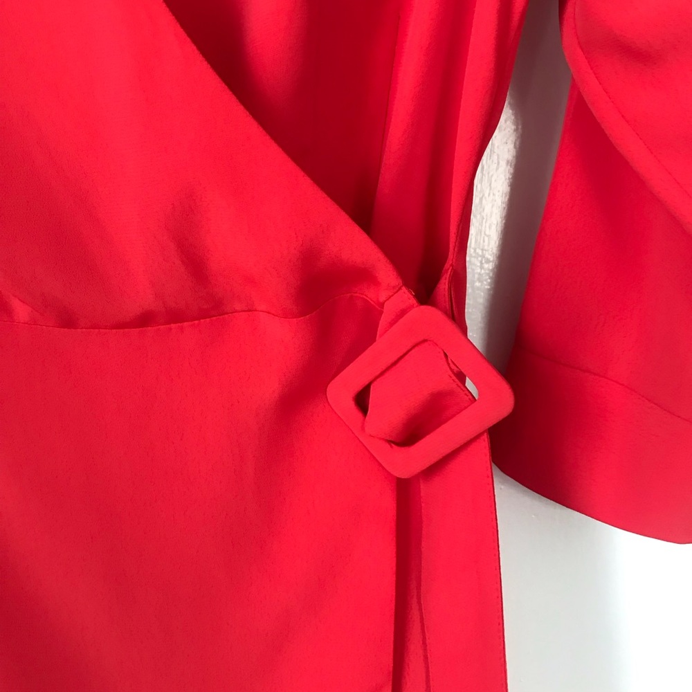 Red Wrap Dress by Topshop, NWT! - Picture 5 of 6